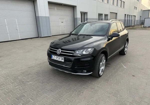 Volkswagen Touareg cena 76900 przebieg: 194100, rok produkcji 2012 z Toruń małe 407